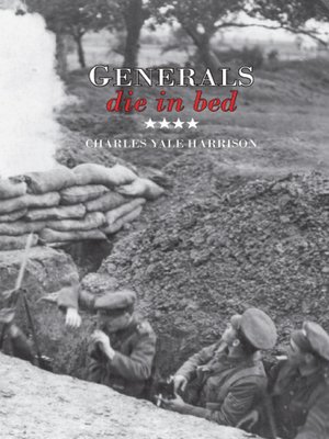 cover image of Generals Die in Bed